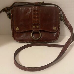 Frye Roxanna genuine Italian leather stud vintage crossbody bag